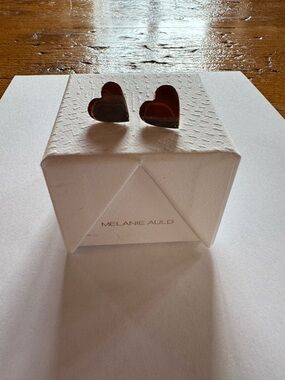 Gold Plated Sterling Silver Heart Studs